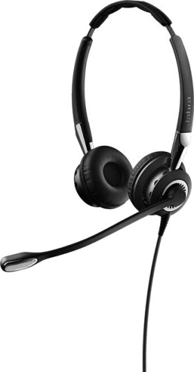 Jabra Biz 2400 Ii Qd Duo Nc Hodesett Quick Disconnect Stereo Svart