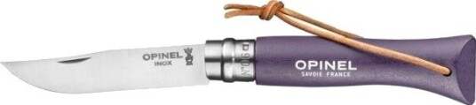 Opinel Kniv Colorama 06 Violet Rzemień