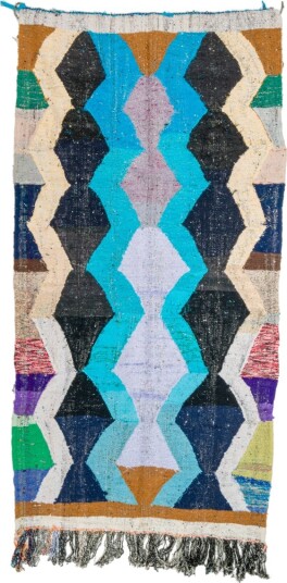 Marokkansk Boucherouite teppe 155 x 250 cm Størrelse: 155 x 250 cm