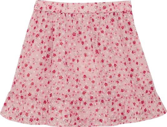 Creamie Skirt Flower Dobby Pink 122