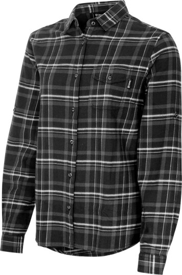 Urberg Flannel Ls W Strap Shirt Wmn Black Beauty XS Urberg Flannel Ls W Strap Shirt Wmn Black Beauty XS