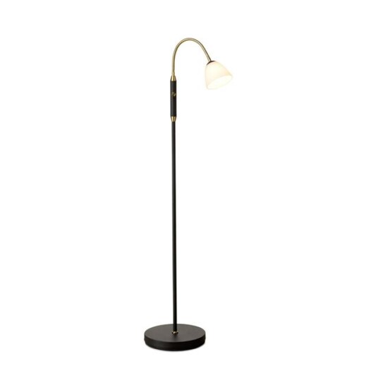 Halo Design Lucid Gulvlampe 1 arms LED Opal Antikk