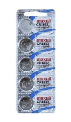 Maxell CR1632 Litiumbatteri 3V 140mAh 5-pakk - Universale Batterier