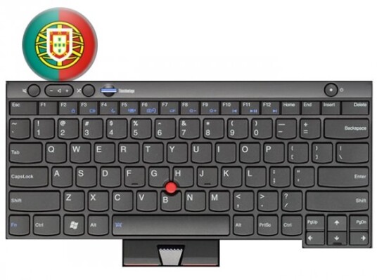 Lenovo 04W3159, Tastatur, Portugisisk, Lenovo, Thinkpad L430, L530, T430, T530, X230, W530 Lenovo 04W3159, Tastatur, Portugisisk, Lenovo, Thinkpad L430, L530, T430, T530, X230, W530
