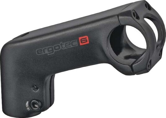 Ergotec Barracuda frempinne citybike Ø31,8/28,6 mm 90 mm lang safety level 6 sort