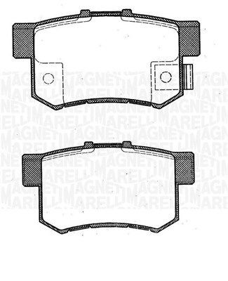 Bremseklosser MAGNETI MARELLI 363916060461
