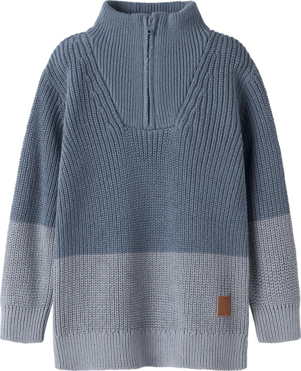 Name It Nmmnicodemus Ls Half Zip Knit Blue 86