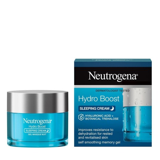 Neutrogena Hydro Boost Fuktighetsgivende Nattkrem 50ml Dermatologisk Testet