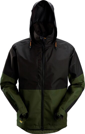 Snickers Workwear AllroundWork vanntett skalljakke grønn/svart - Arbeidsjakker Snickers Workwear AllroundWork vanntett skalljakke grønn/svart - Arbeidsjakker