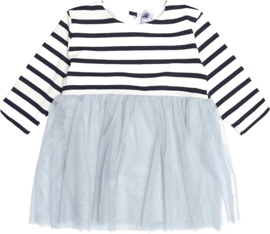 Petit Bateau Robes Ml Blue 74