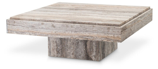 Sartoria Coffee Table Silver Travertine Sartoria Coffee Table Silver Travertine
