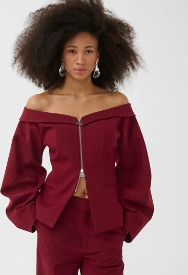 Gestuz Bxgbabara Blazer Burgundy 36