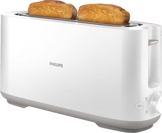 Philips Daily Collection Brødrister 2 Skiver Hvit med Opptiningsfunksjon Philips Daily Collection Brødrister 2 Skiver Hvit med Opptiningsfunksjon