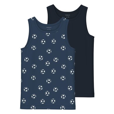 Name It Tank top 2-pakning mørk denim