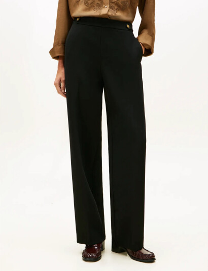 Tommy Hilfiger Punto Gb Straight Pant - Black - 40
