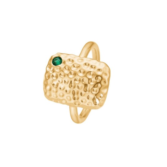 Schultz Jasmin Ring 18 kt. Gullbelagt sølv DU-719034-52 - Dame - 925 sterling silver