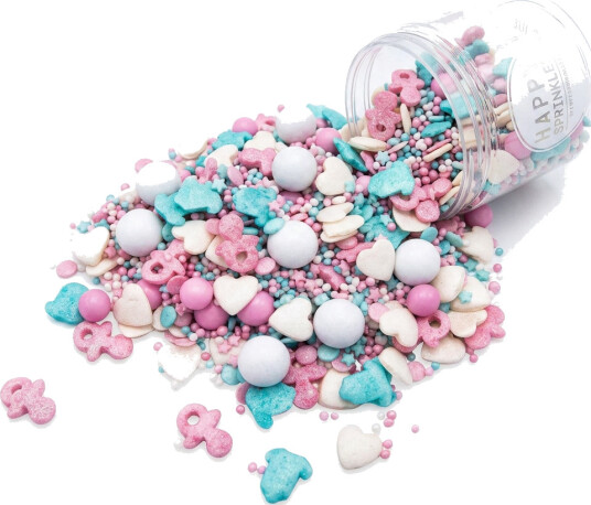 Happy Sprinkles Kakestrø Welcome Little One 90g | Slikkepott.No