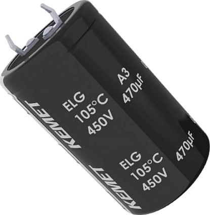 Kemet Elektrolyttkondensator 10 Mm 470 Μf 400 V 20 % Ø X H 30 Mm X 50 Mm 1 Stk
