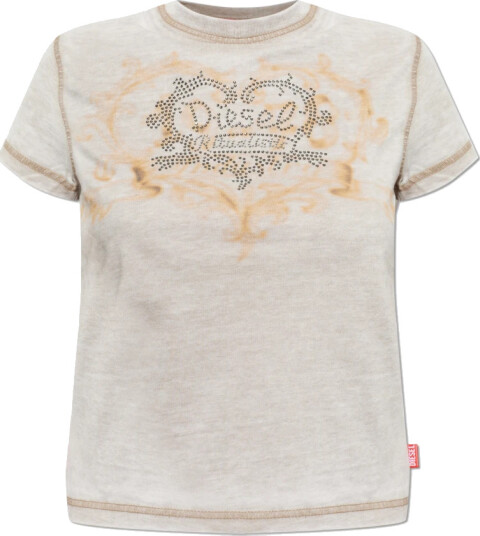 Diesel Dame Topper Grå S,