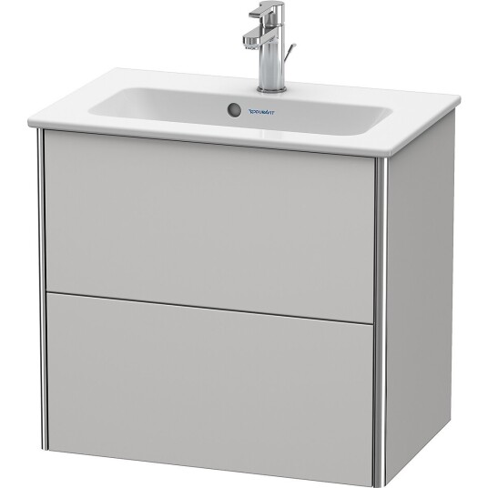 Duravit Xsquare Servantskap m/2 skuffer 610x560x388 mm Nordisk Hvit Matt