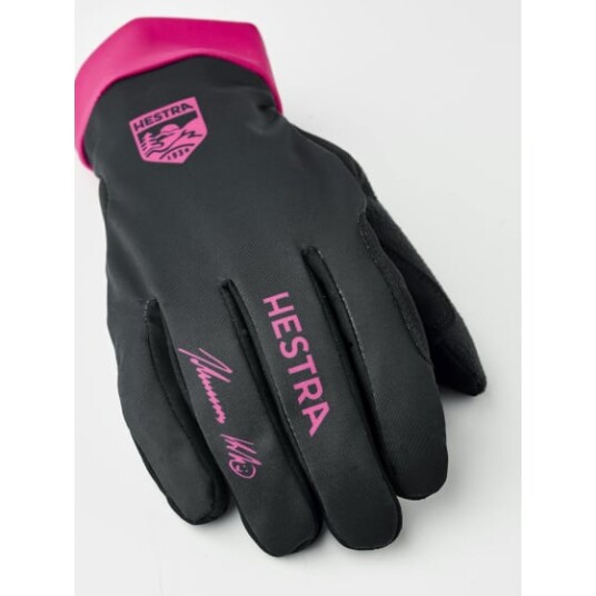 Hestra Klaebo Pro Model 5 Finger hanske 100931 Black/Orchid 10