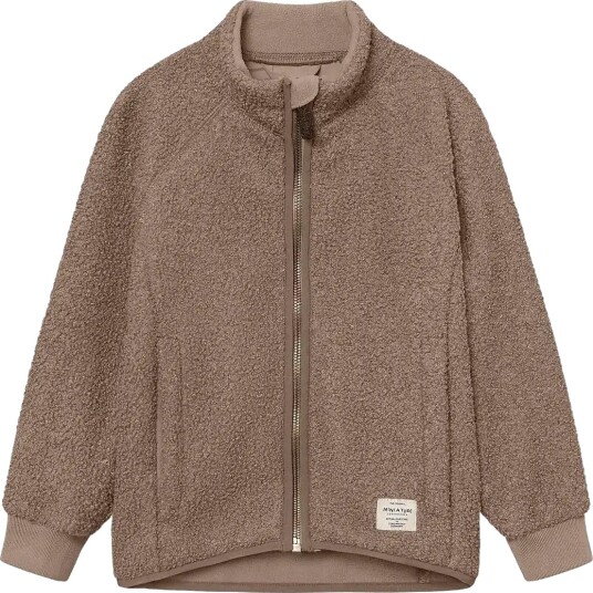 MINI A TURE Matcedric Teddyfleece Jacket. Grs Brown 104