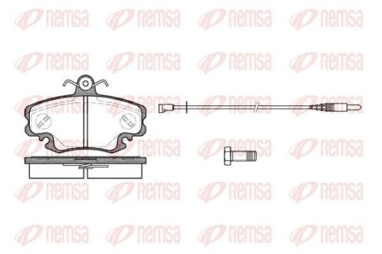 Bremseklosser REMSA 0141.30 Bremseklosser REMSA 0141.30