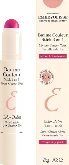 Embryolisse Color Balm 3-In-1 Stick Raspberry Pink 2,5g