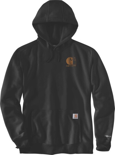 Carhartt Men's Signature Logo Sweatshirt Black S Carhartt Men's Signature Logo Sweatshirt Black S