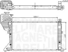 Radiator MAGNETI MARELLI 350213177400 Radiator MAGNETI MARELLI 350213177400