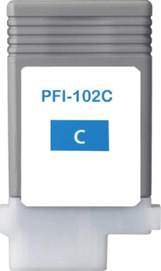 TB Blekkpatron PFI-102 Cyan (130ml), erstatter Canon PFI-102C/0896B001