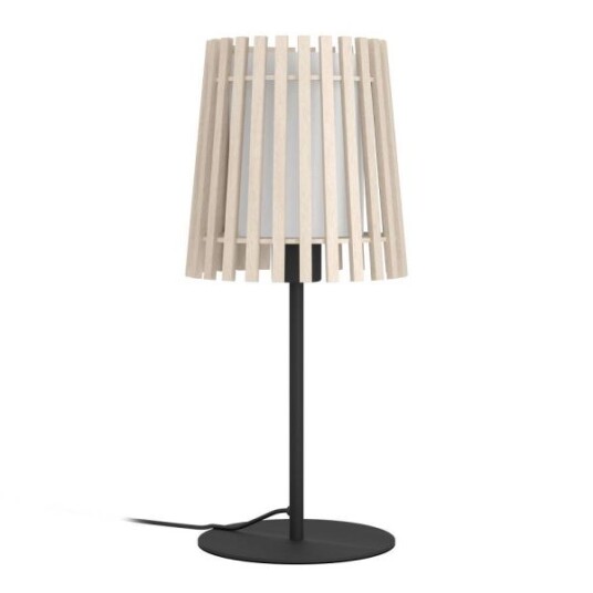 MS Fattoria Bordlampe E27 Sort/Natur MS Fattoria Bordlampe E27 Sort/Natur