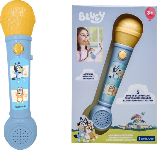 Bluey Mikrofon, Blå/Gul
