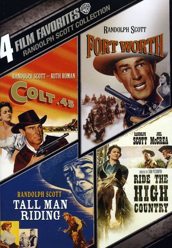 4 Film Favorites: Randolph Scott Westerns DVD