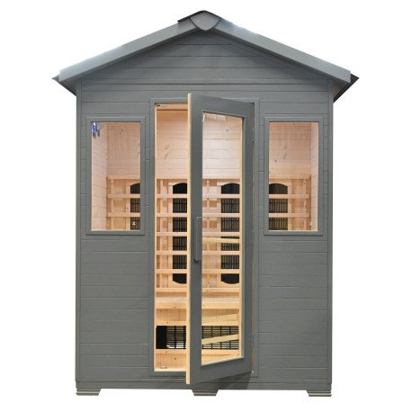 Infrarød utendørs badstue IO1002 153x110x225cm Infrarød utendørs badstue IO1002 153x110x225cm