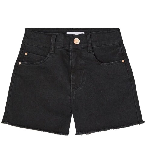 Name It Nkfrose Hw Mom Dnm Shorts 8222 Ya Noos Black 158