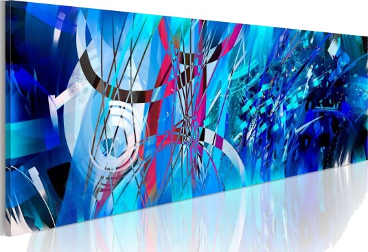 Tavla Turquoise Regn 135x45 cm