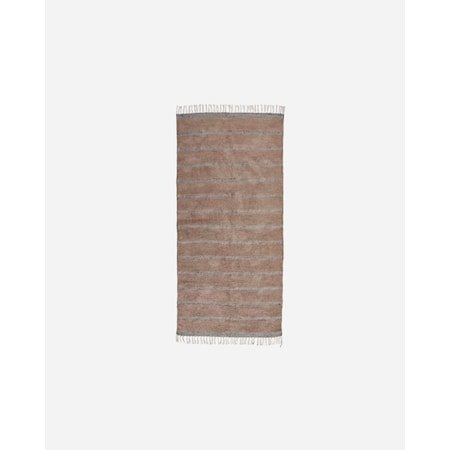 Chen teppe 200 x 90 cm bomull/jute Dusty Berry