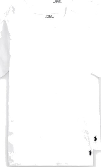 Ralph Lauren 2 Pk Crew Undershirt White