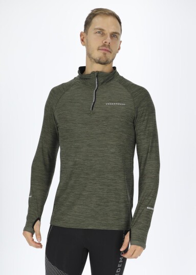 Multi Halfzip Olive Melange/Black Xl  Sweatshirts