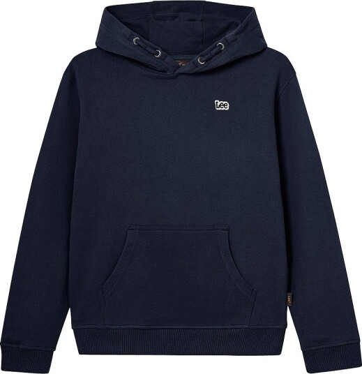 Lee Hettegenser Badge LB Oth Hoodie Blå