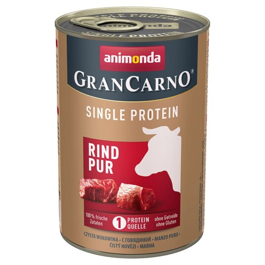 Animonda Grancarno Adult Single Protein 24 X 400 G Okse Pur Animonda Grancarno Adult Single Protein 24 X 400 G Okse Pur