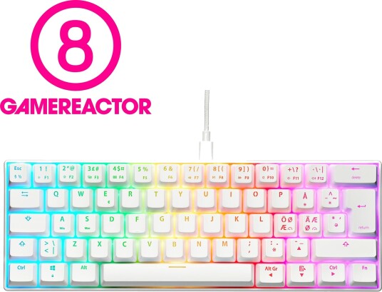NOS C-450 Mini PRO RGB gamingtastatur (hvit) NOS C-450 Mini PRO RGB gamingtastatur (hvit)