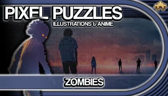 Pixel Puzzles Illustrations & Anime - Jigsaw Pack: Zombies Window