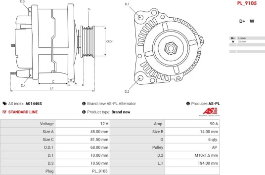 AS PL A01446S Dynamo