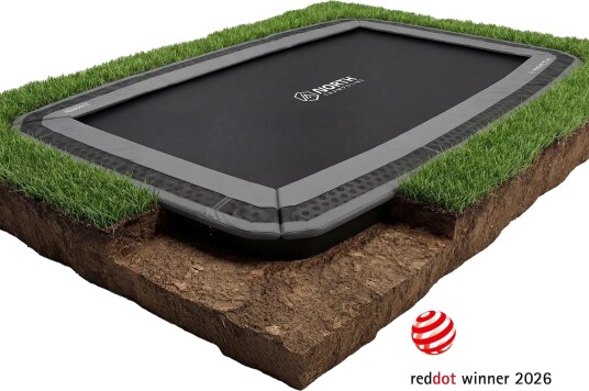 IN GROUND NORTH TRAMPOLINE Rektangulær / 5,2 m x 3,7 m / Trampoline