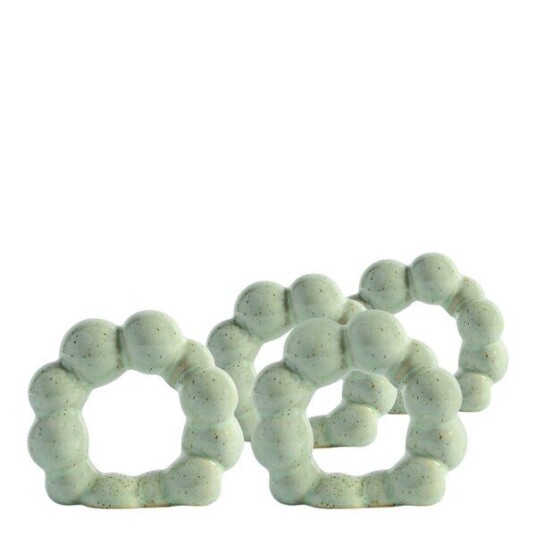 ByOn Porto serviettring 6,5x2,5 cm 4 stk mintgrønn ByOn Porto serviettring 6,5x2,5 cm 4 stk mintgrønn