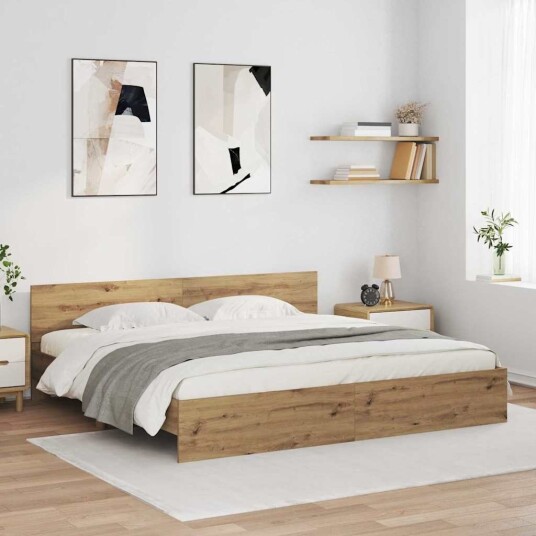  Sengestamme Artisan Eik 180 x 200 cm Konstruert tre