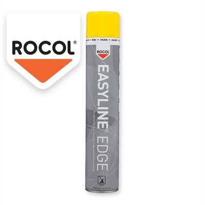 Merkespray ekstra slitesterk til oppmerking  Gul  ROCOL (750 ml)   