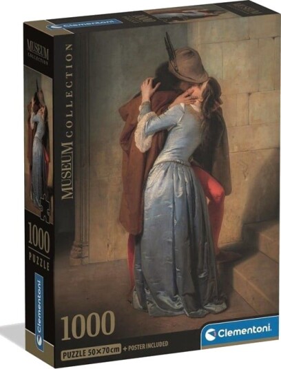 Clementoni Puzzle HQC Museum The Kiss-Hayez Comp 1000 pieces 2D Puslespill